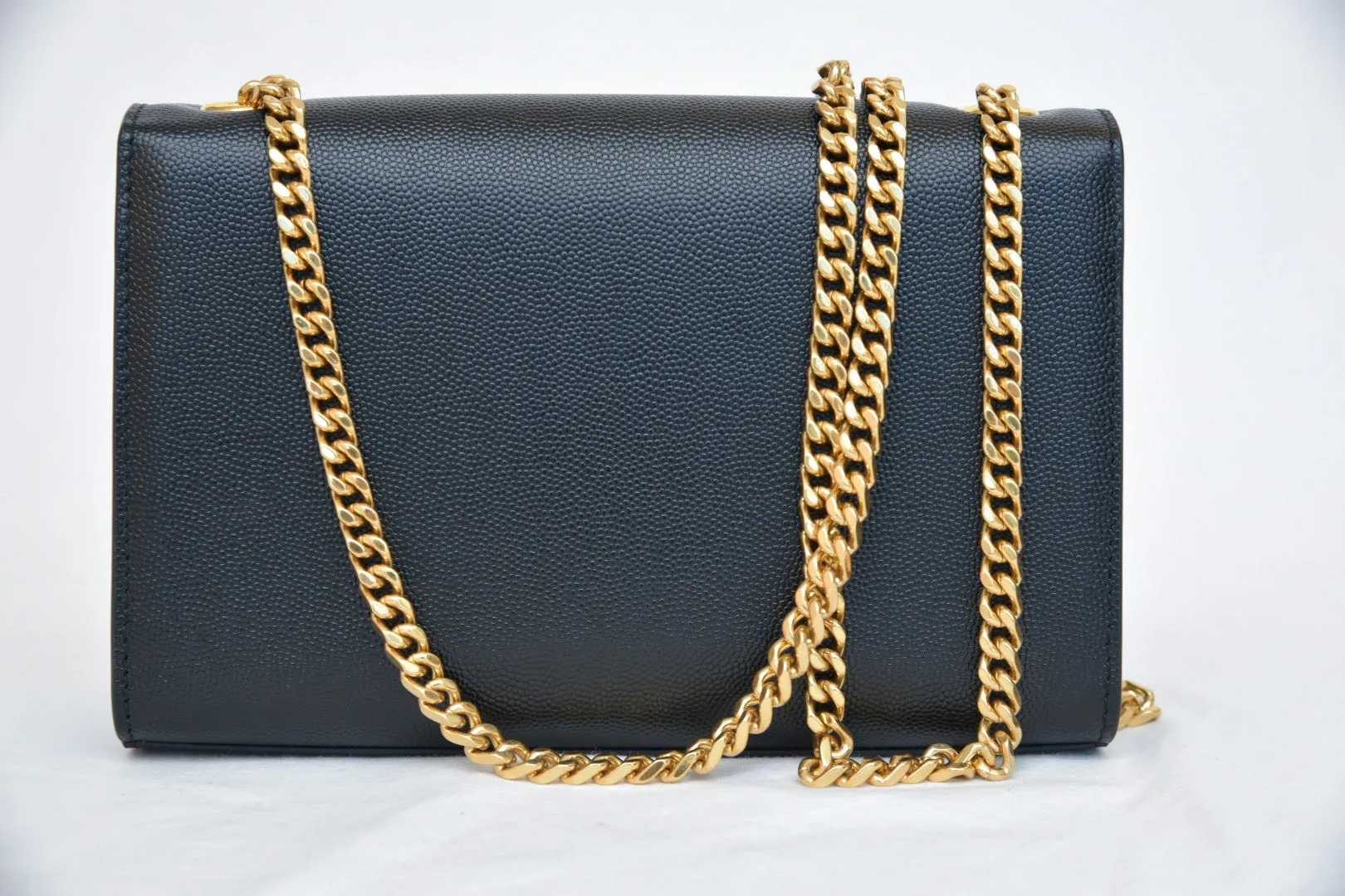 Saint Laurent Kate Monogram YSL Tassel Chain Wallet