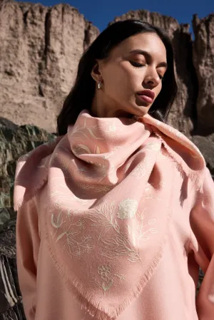 SAND Woollen Himalayas Scarf (Dusty Pink)