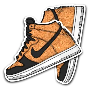 SB Dunk High "Cork" Sneaker Sticker