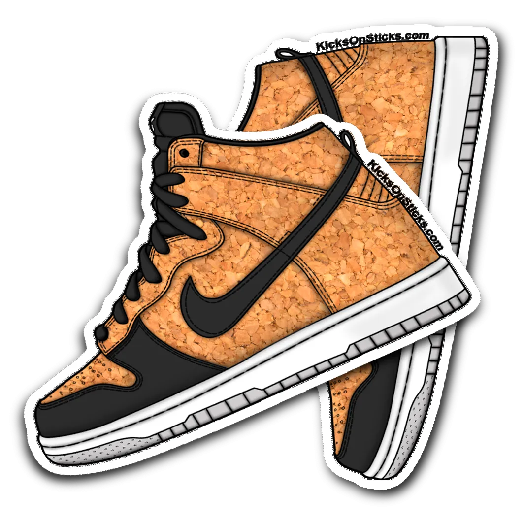 SB Dunk High "Cork" Sneaker Sticker