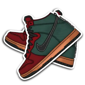 SB Dunk High "Goofy Boy" Sneaker Sticker