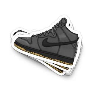 SB Dunk High "Orange Label Smoke Grey" Sneaker Sticker