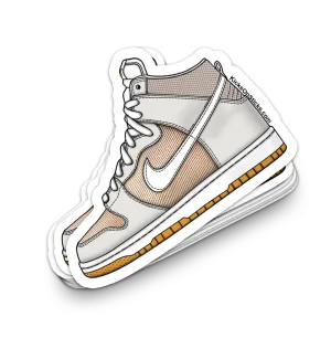 SB Dunk High "Unbleached" Sneaker Sticker