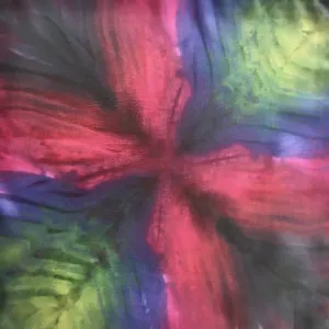 Scarf Spree: (S) Rainbow X 11"x11" Silk Pocket Square