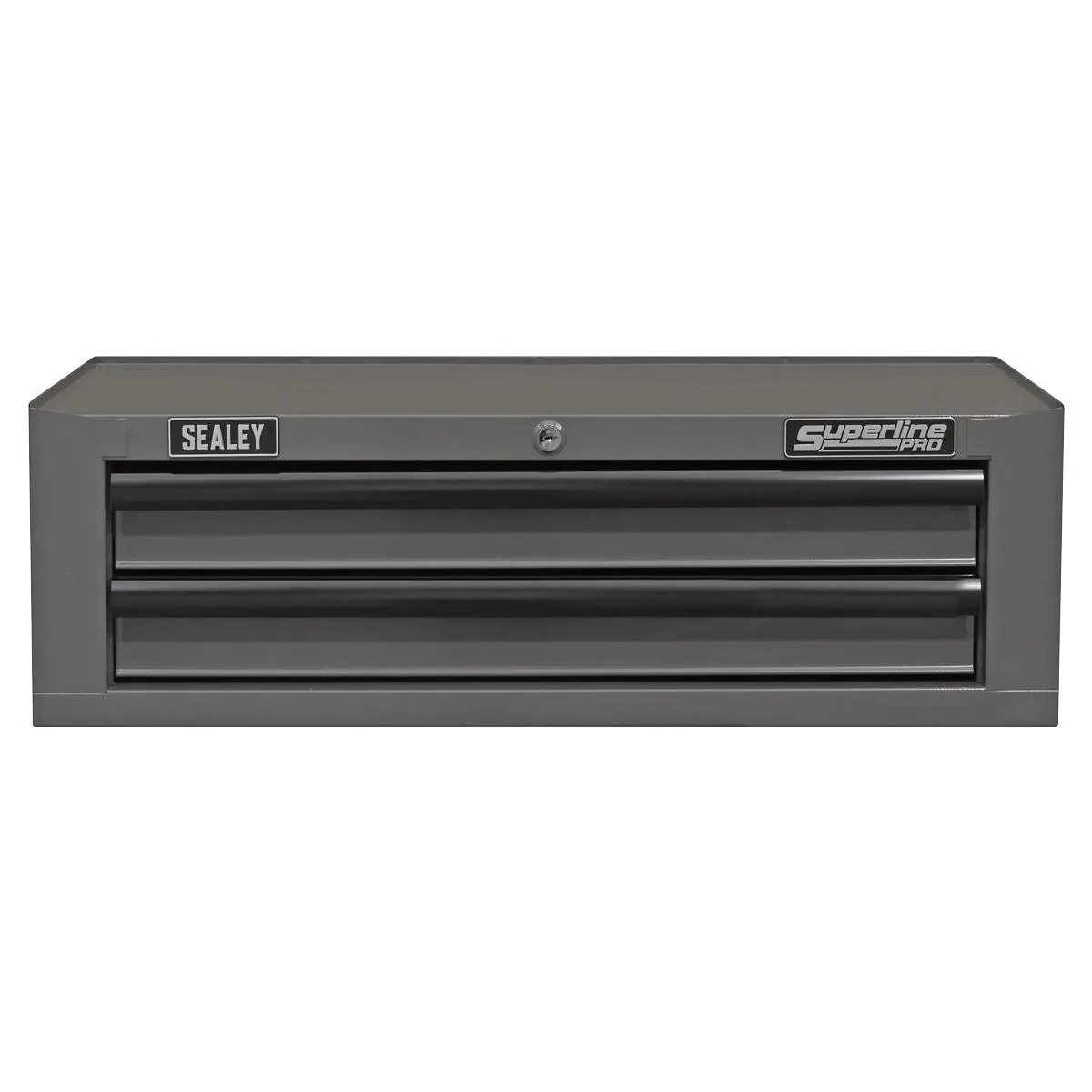 Sealey Superline Pro Mid-Box Tool Chest 2 Drawer with Ball-Bearing Slides - Grey/Black