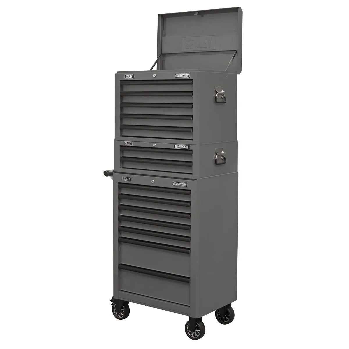 Sealey Superline Pro Topchest 5 Drawer with Ball-Bearing Slides - Grey/Black