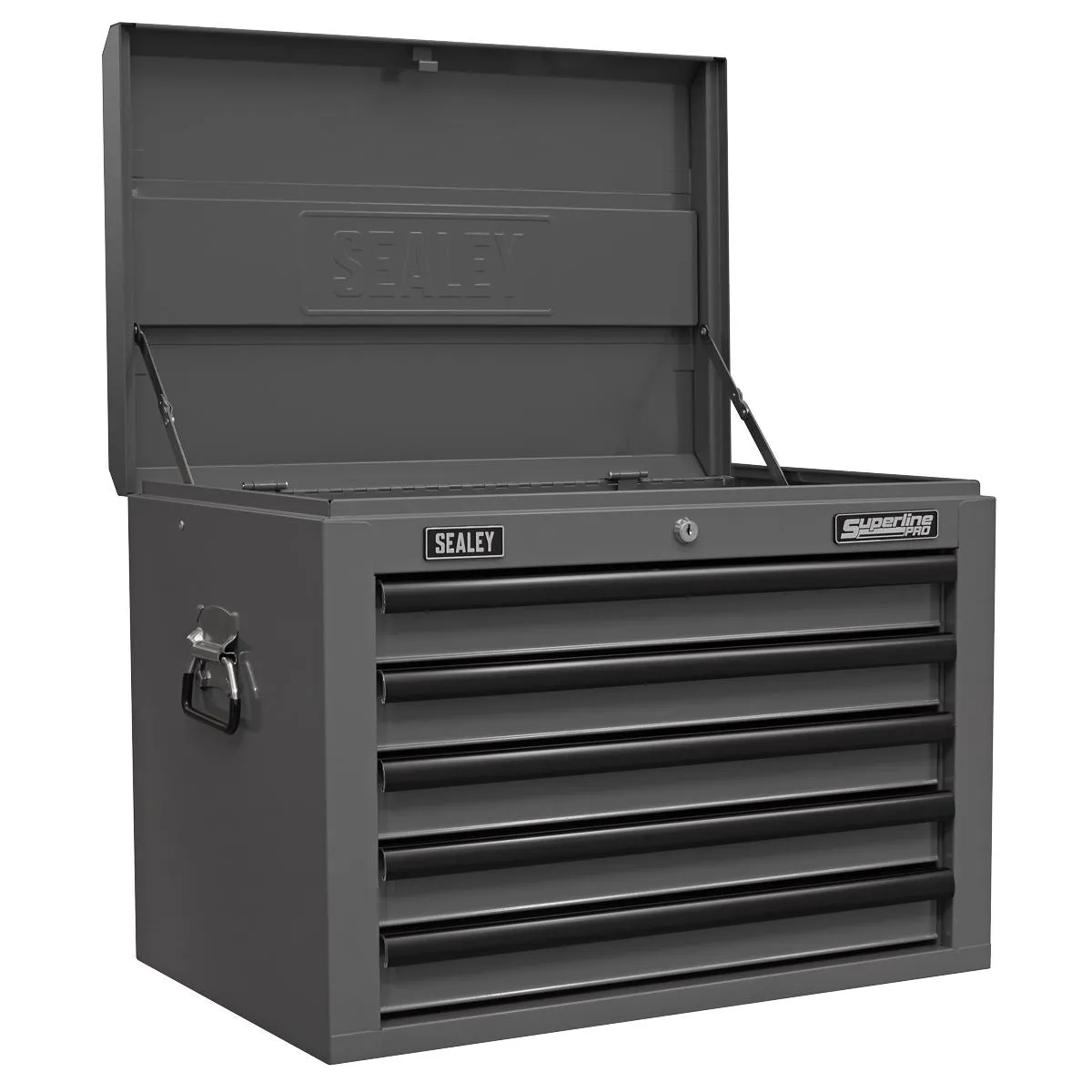 Sealey Superline Pro Topchest 5 Drawer with Ball-Bearing Slides - Grey/Black