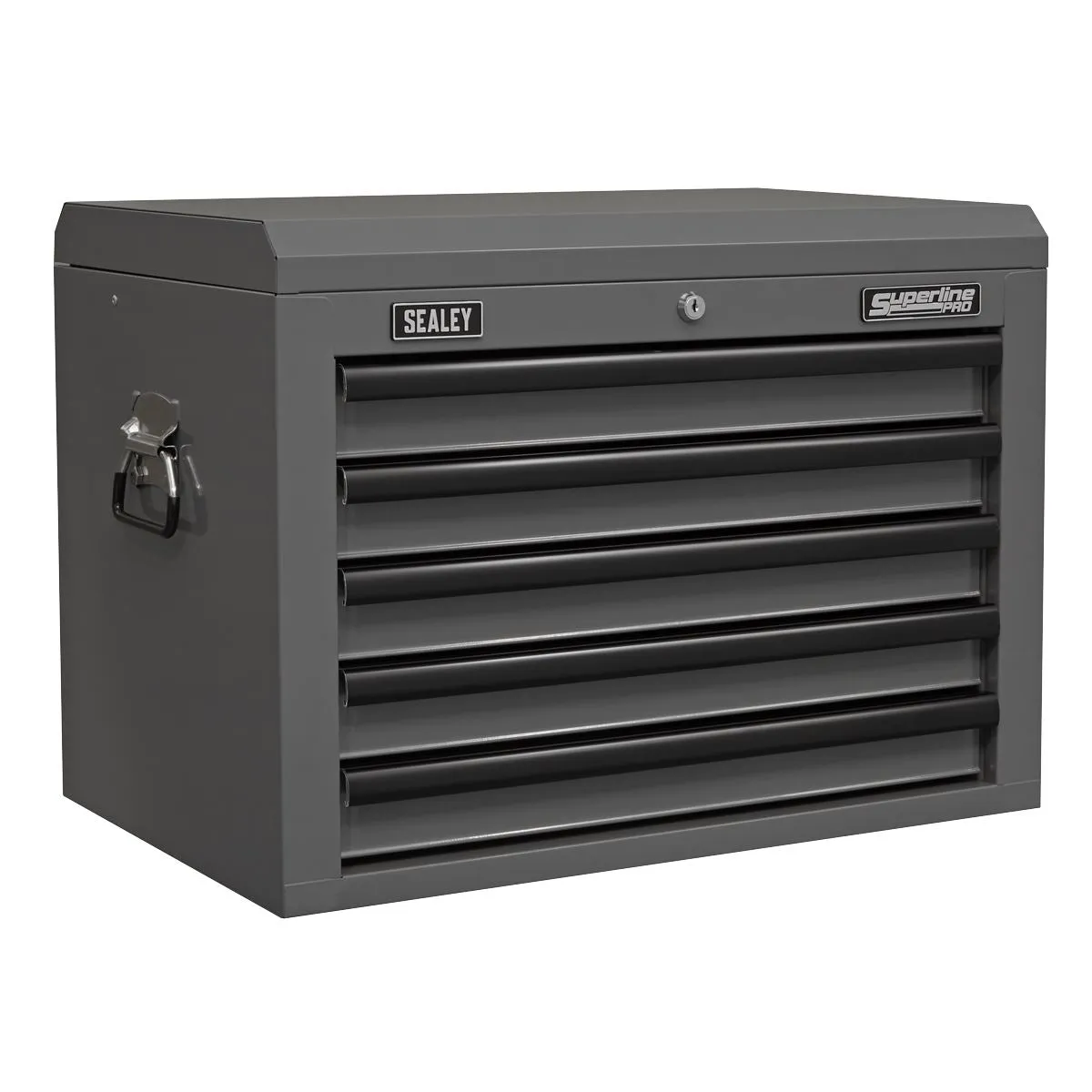 Sealey Superline Pro Topchest 5 Drawer with Ball-Bearing Slides - Grey/Black