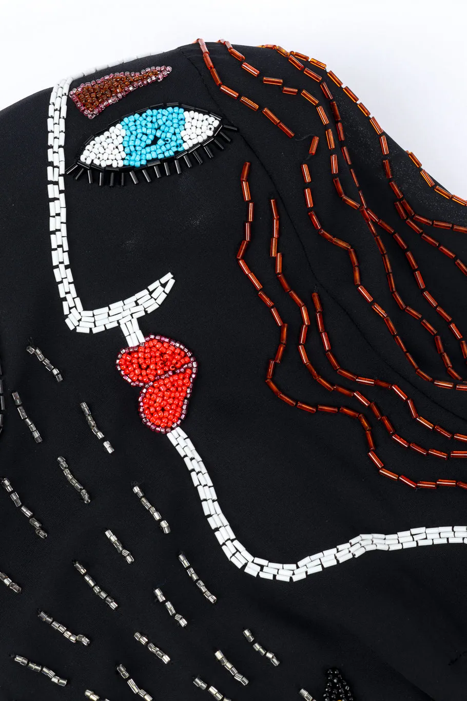 Sequin & Bead Pop Art Dress