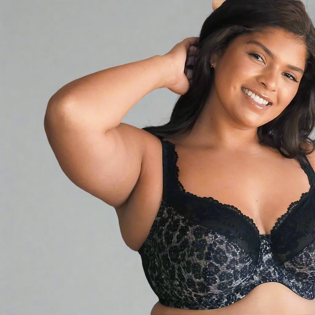 Serena Lace Bra - Leopard