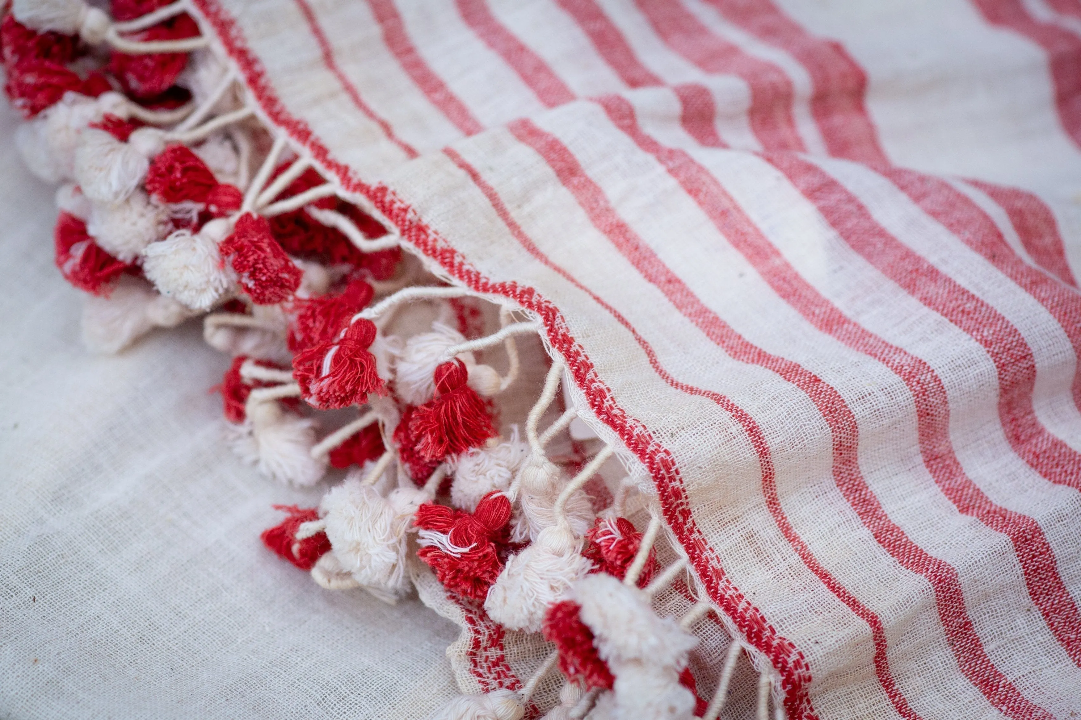 Shawl: Handwoven, hand spun organic Kala cotton