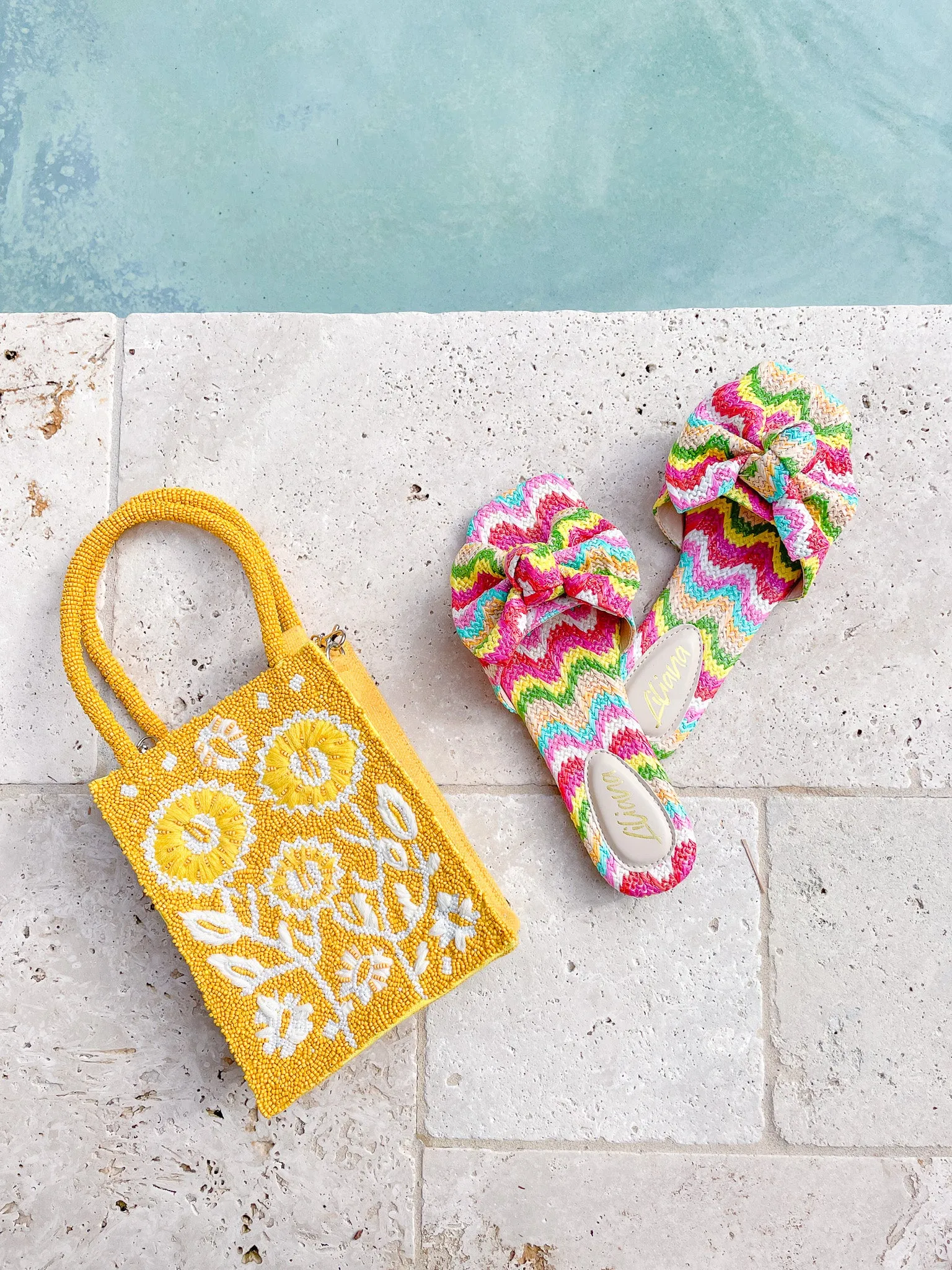 Shinee Multi Raffia Sandal