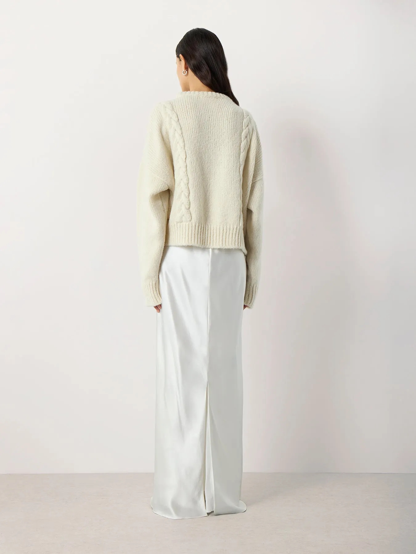 Silk Bias Maxi Skirt