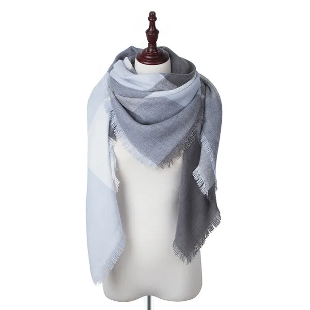 SIMPLESHOW 2017 Luxury Brand Winter Scarf Women Warm Designer Basic Shawls Scarves For Ladies Autumn Cotton Cashmere Wholesale