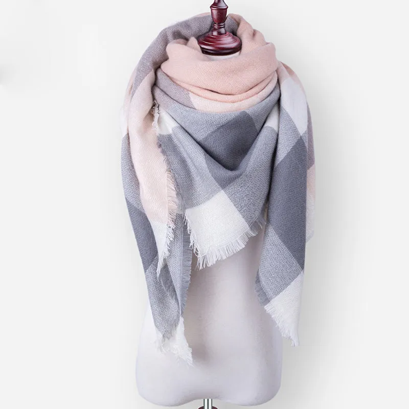 SIMPLESHOW 2017 Luxury Brand Winter Scarf Women Warm Designer Basic Shawls Scarves For Ladies Autumn Cotton Cashmere Wholesale