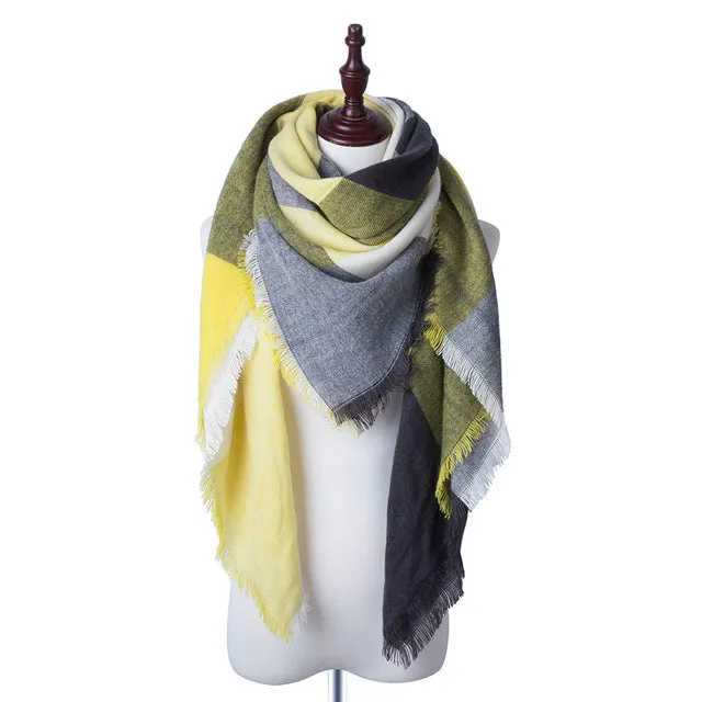SIMPLESHOW 2017 Luxury Brand Winter Scarf Women Warm Designer Basic Shawls Scarves For Ladies Autumn Cotton Cashmere Wholesale