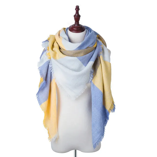 SIMPLESHOW 2017 Luxury Brand Winter Scarf Women Warm Designer Basic Shawls Scarves For Ladies Autumn Cotton Cashmere Wholesale