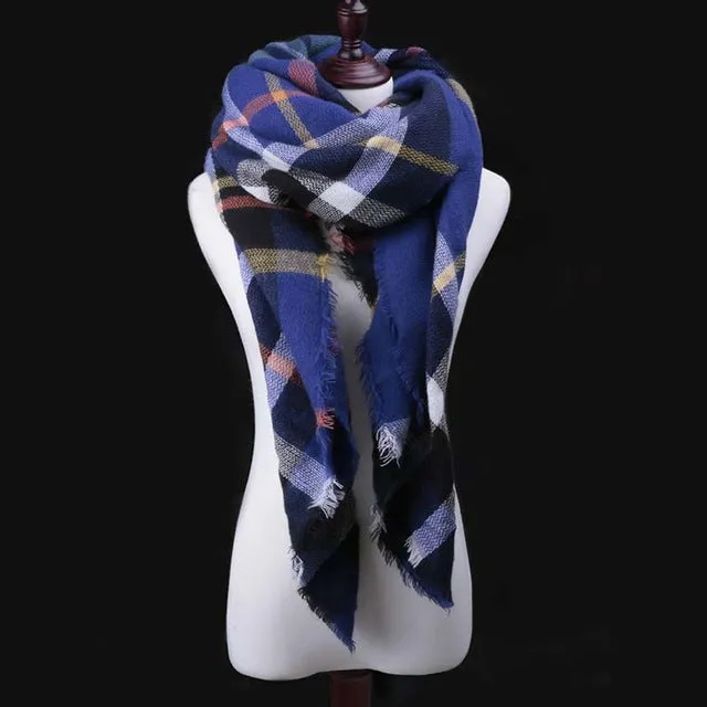 SIMPLESHOW 2017 Luxury Brand Winter Scarf Women Warm Designer Basic Shawls Scarves For Ladies Autumn Cotton Cashmere Wholesale