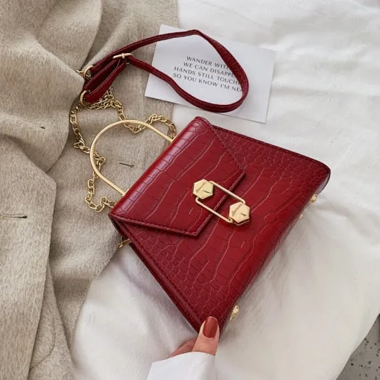 Simplicity Inspired PU Leather Crossbody Handbag