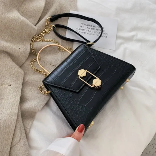 Simplicity Inspired PU Leather Crossbody Handbag