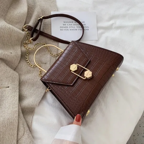 Simplicity Inspired PU Leather Crossbody Handbag