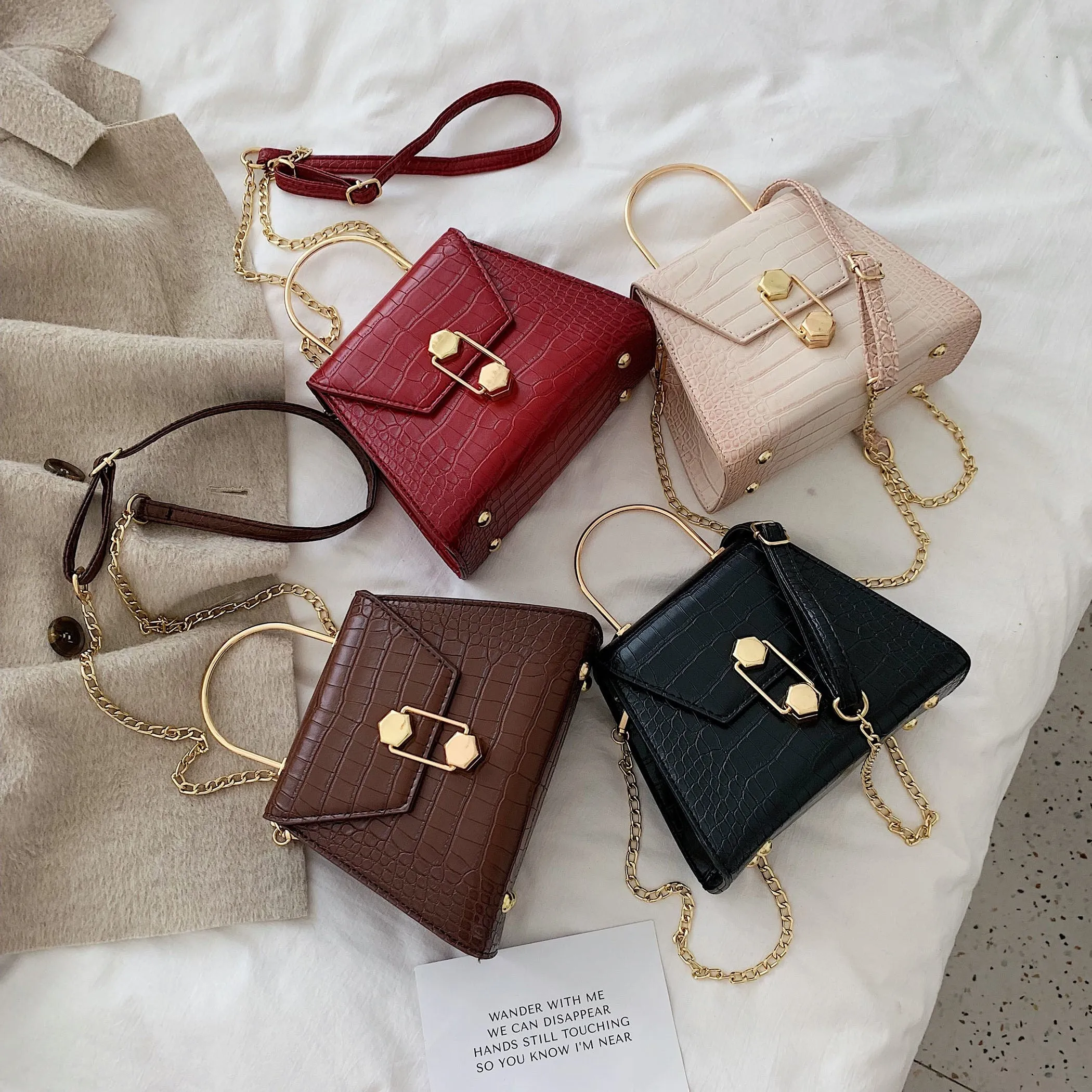 Simplicity Inspired PU Leather Crossbody Handbag