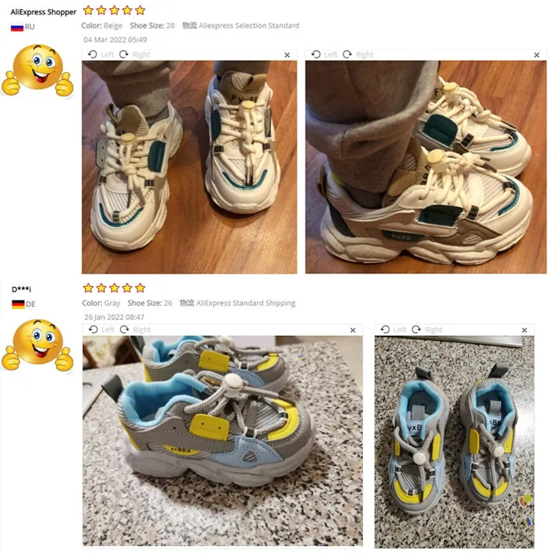 Size 21-36 Baby Toddler Shoes For Boys Girls
