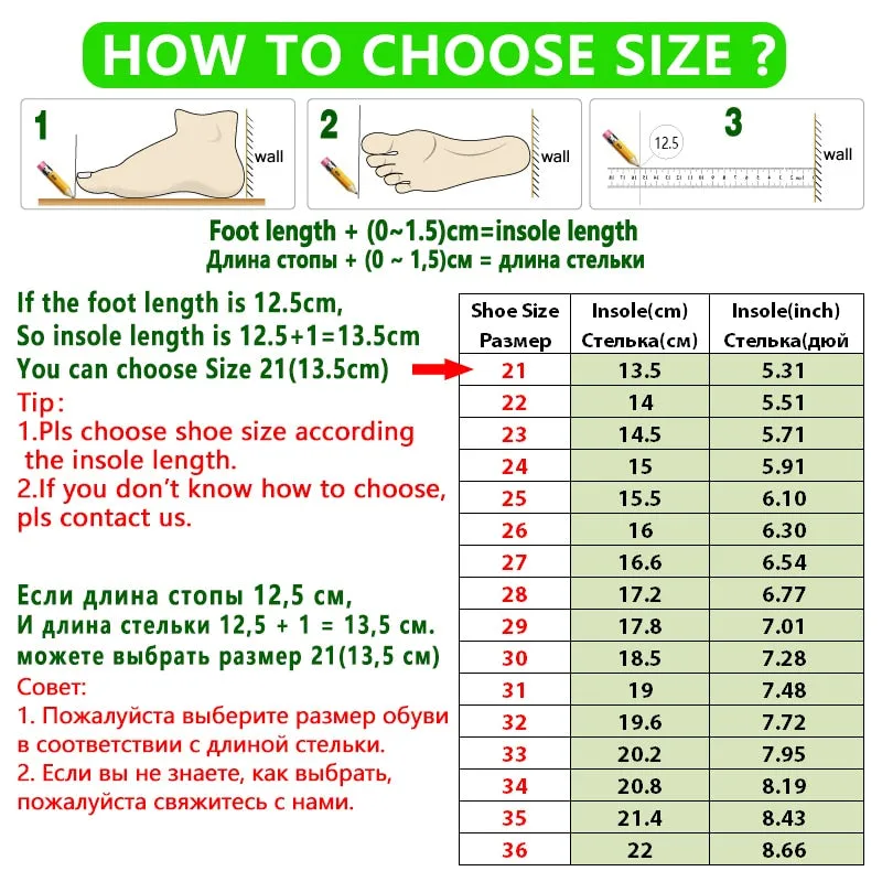 Size 21-36 Baby Toddler Shoes For Boys Girls