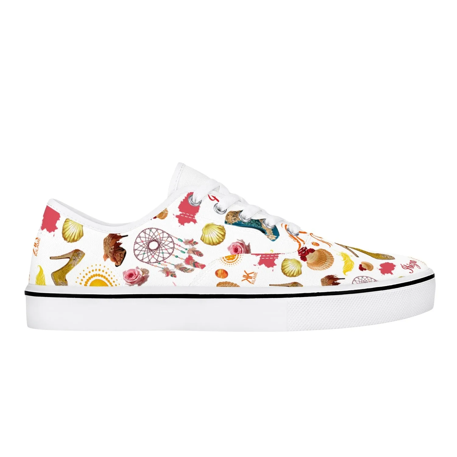 Skate Shoes - White 'Ibiza life'