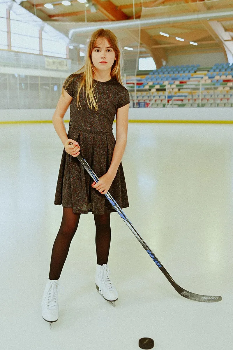 SKATER DRESS, IRIDESCENT