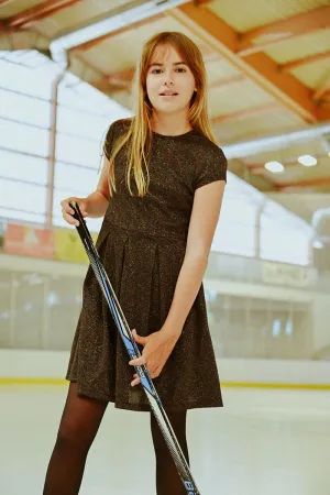 SKATER DRESS, IRIDESCENT