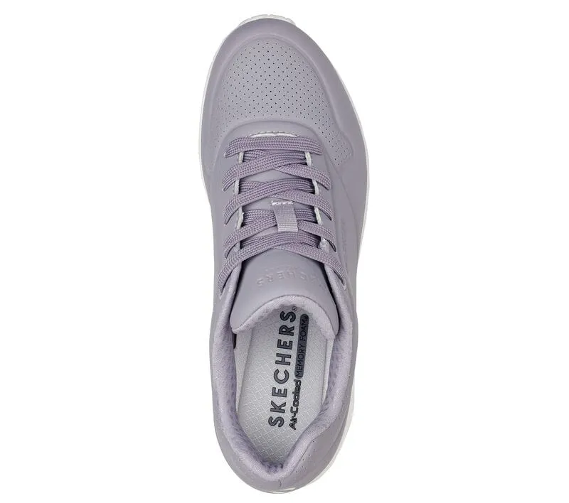 Skechers Uno Tones Ladies Sneakers Purple