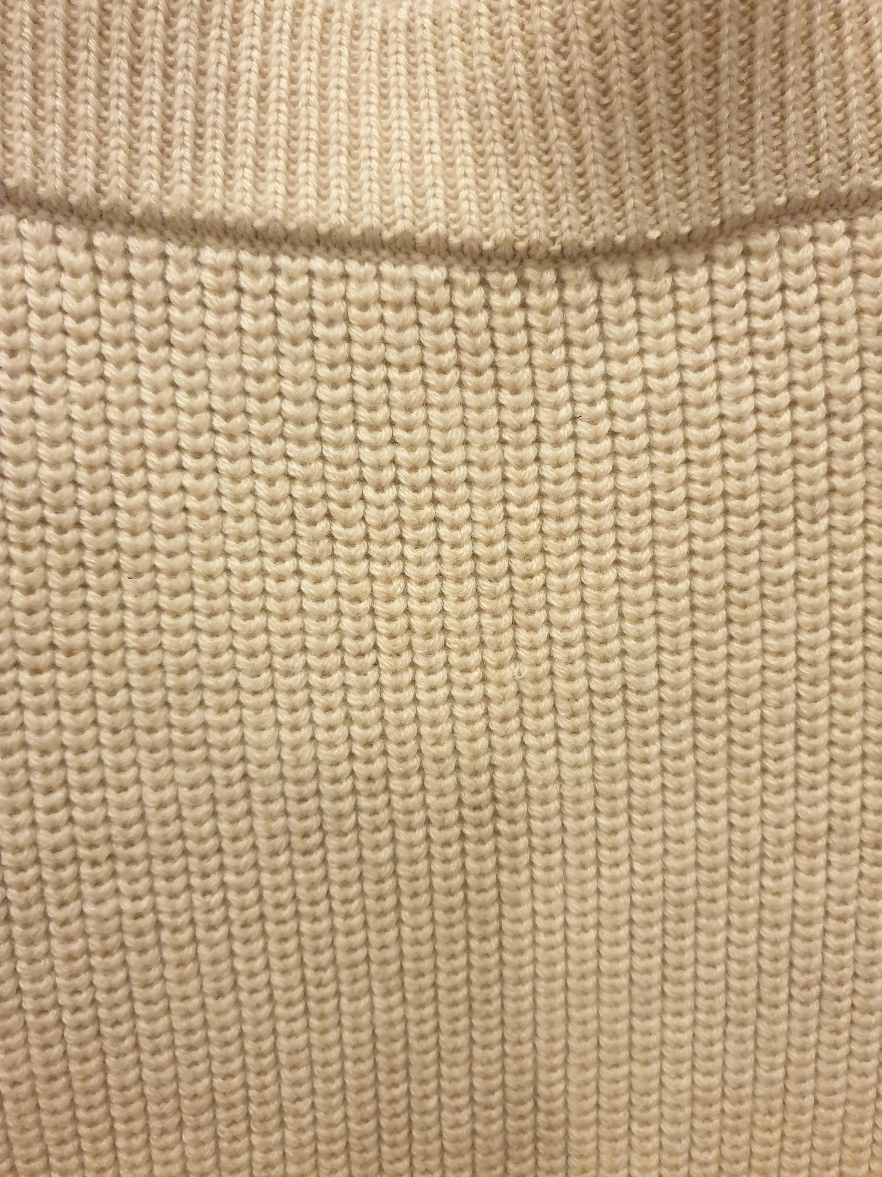 Skin & Threads beige wool knit skirt size 2