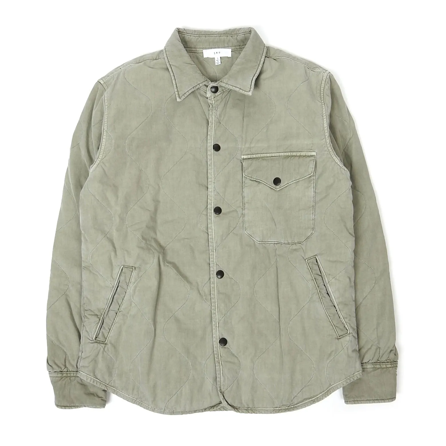 SKU Flight Quilted Shirt Jacket Size Small