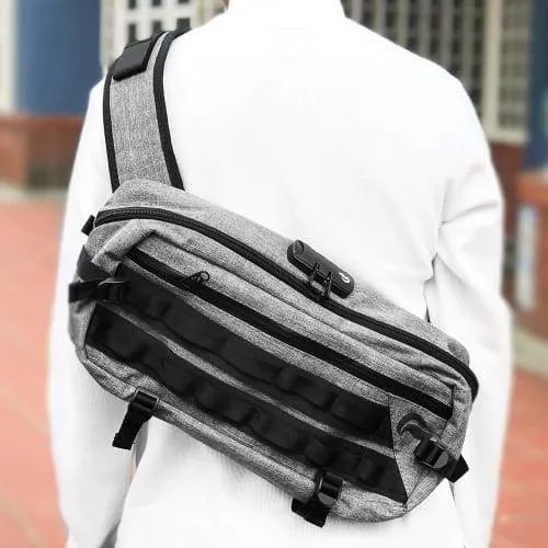 SKUNK Sling Smell Proof Bag w/Combo Lock (BLACK,GRAY or GREEN)