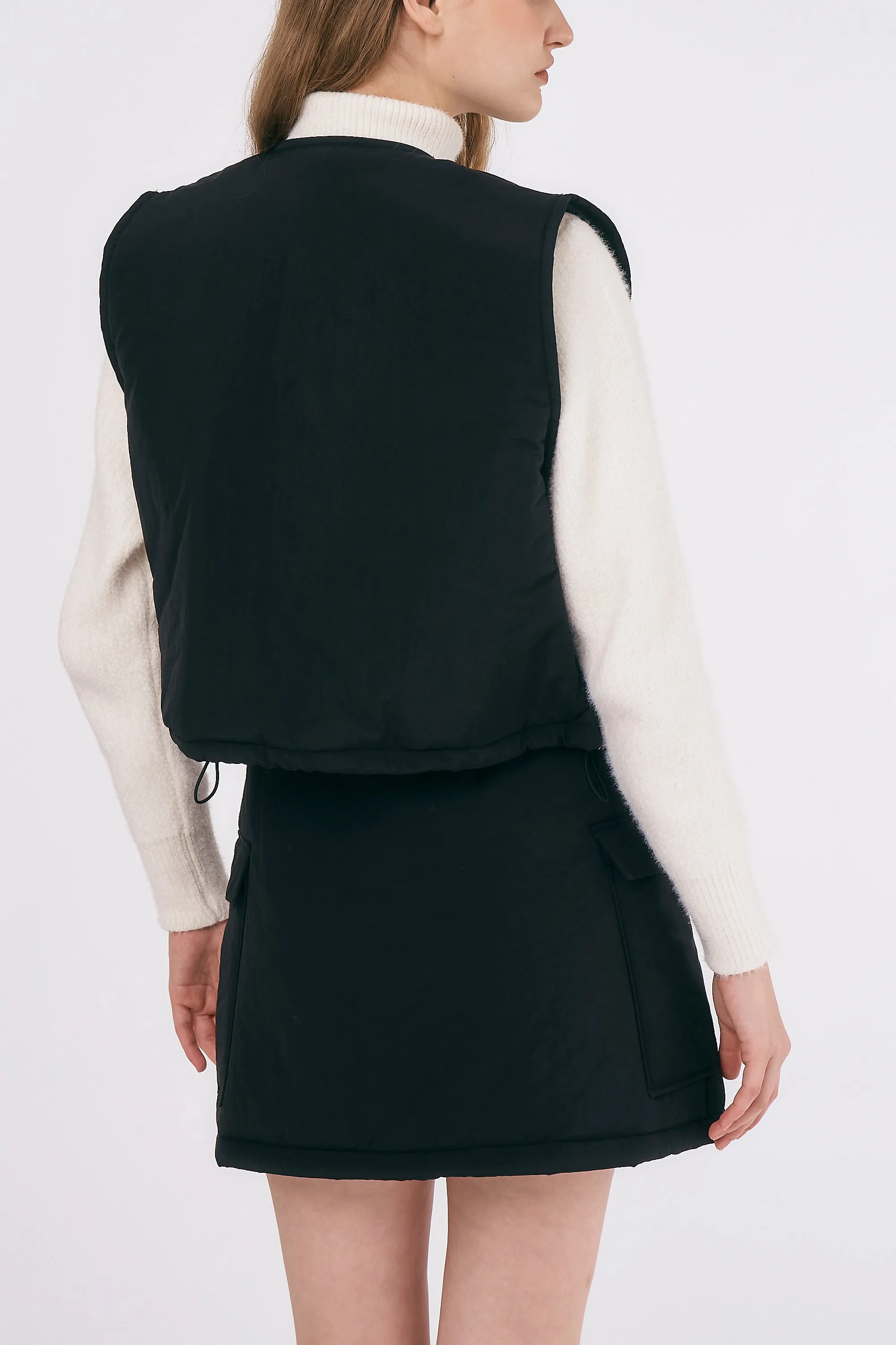 Skylar Nylon Mini Skirt