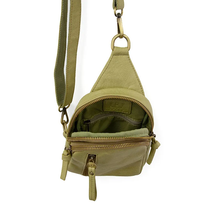 Skyler Sling Bag in Sage
