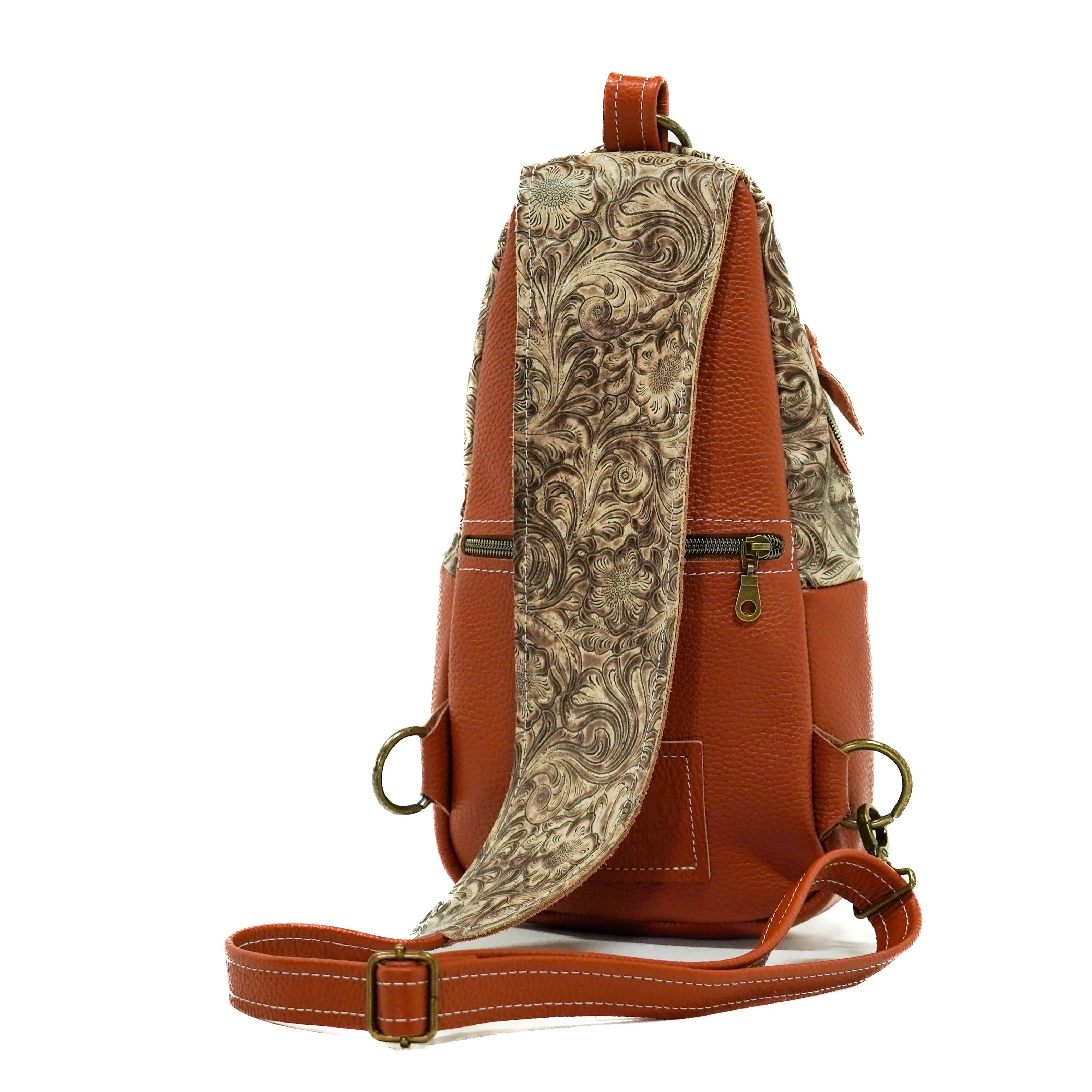 Sling Bag - Brindle w/ No Embossed