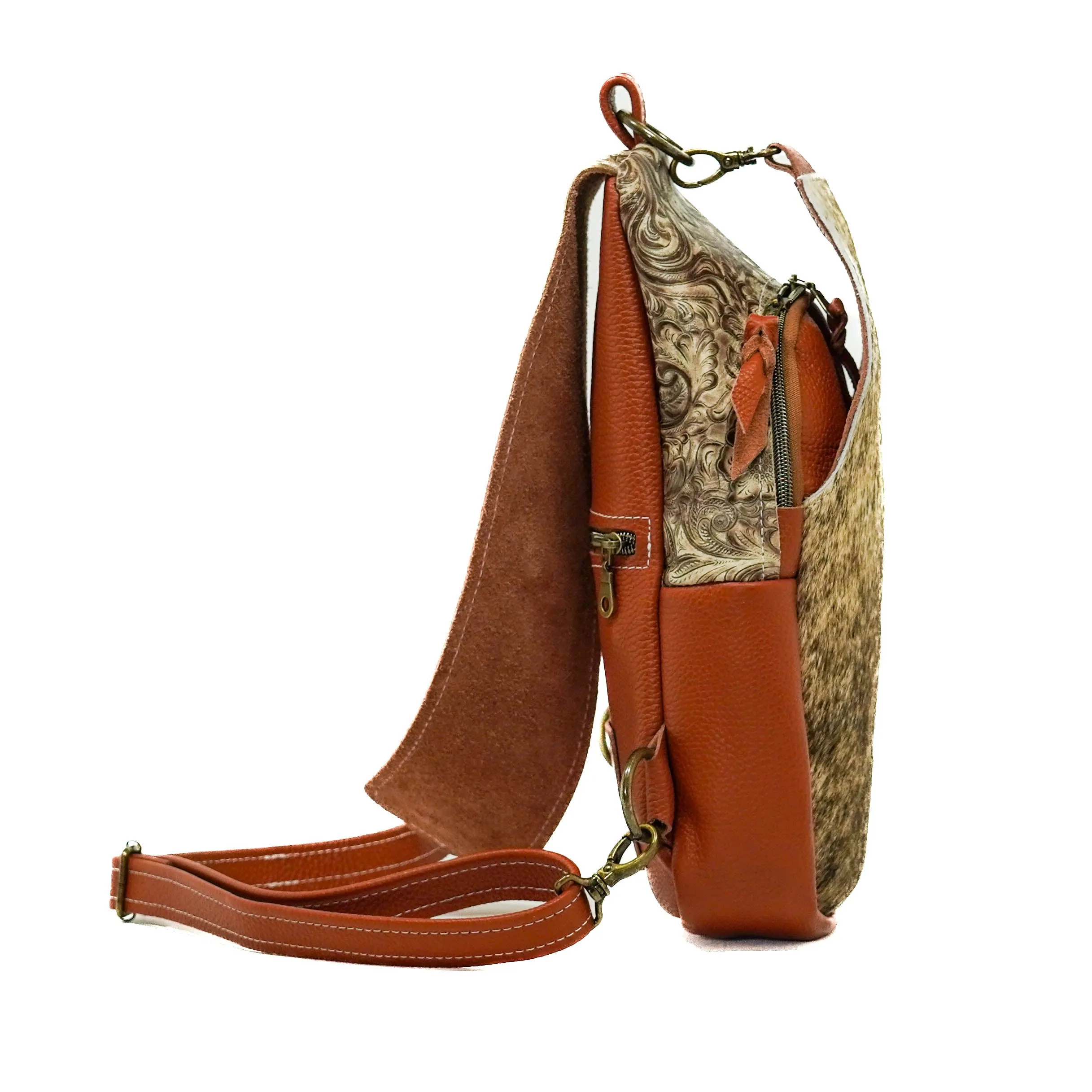 Sling Bag - Brindle w/ No Embossed