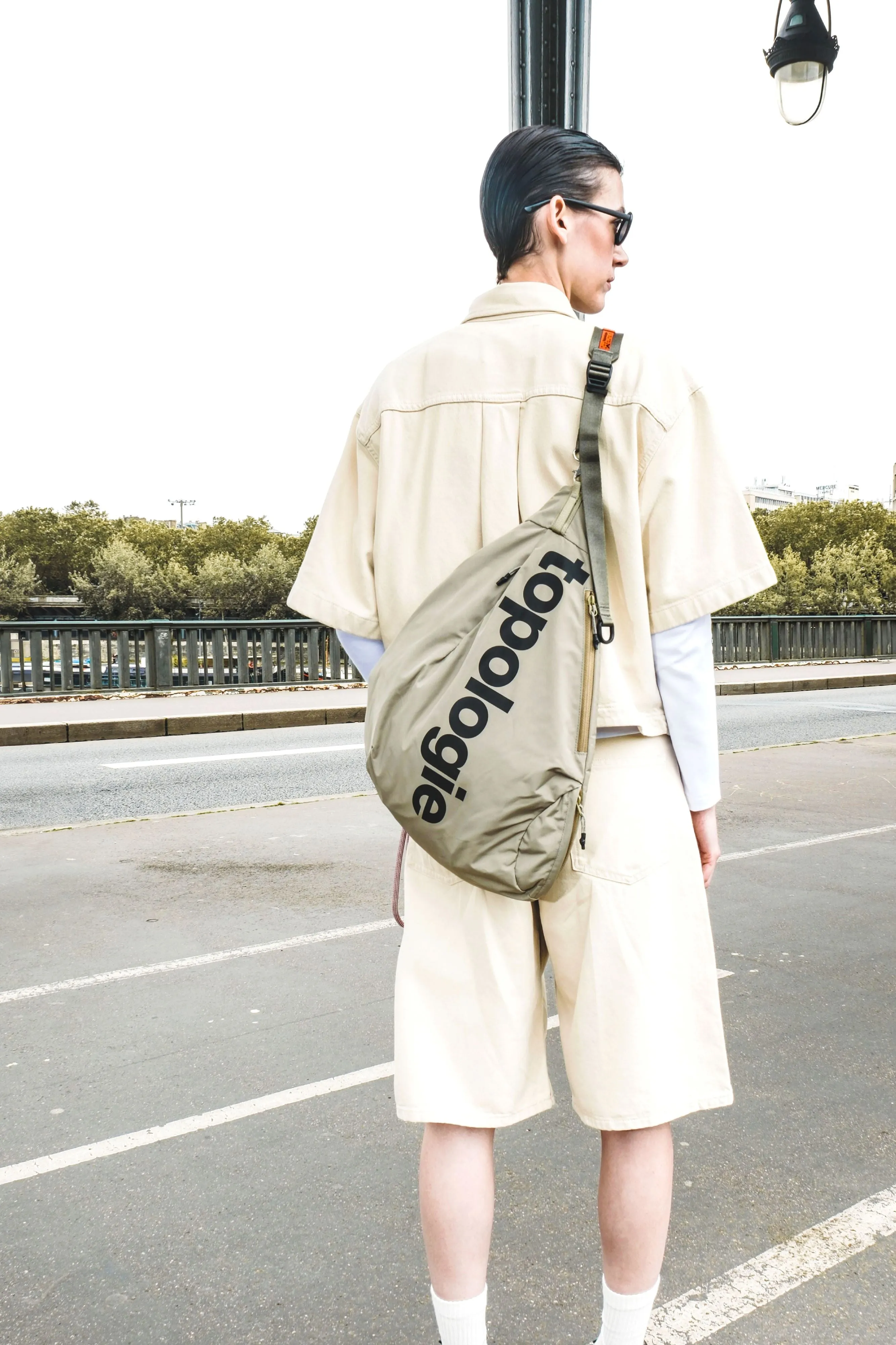 Sling Messenger Large / Moss / Utility Sling Wide / Mocha