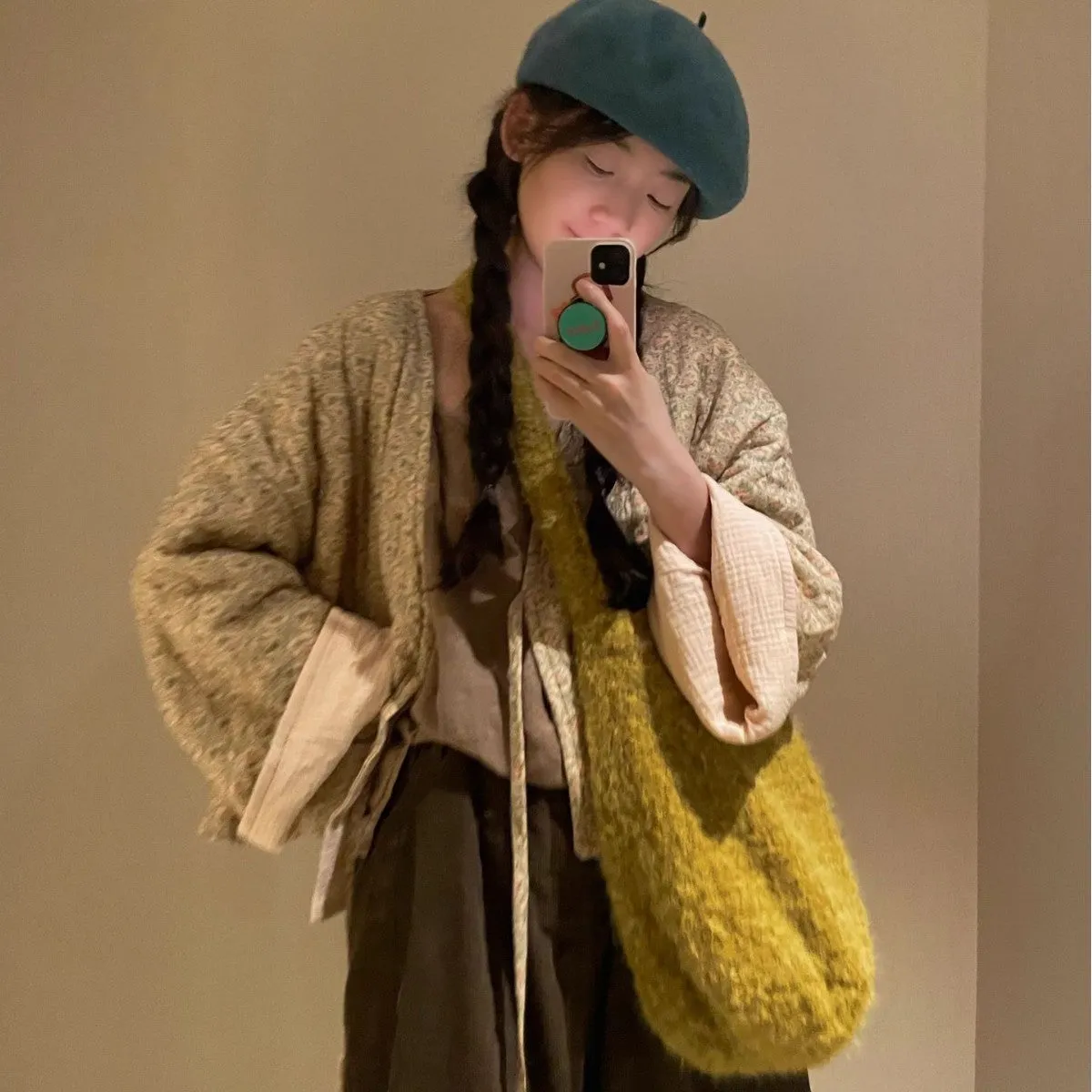Slouchy Fluffy Soft Glutinous One Versatile Shoulder Bags