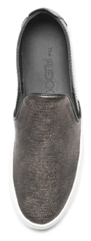 Sneak name slip-on sneakers black/oro whinston