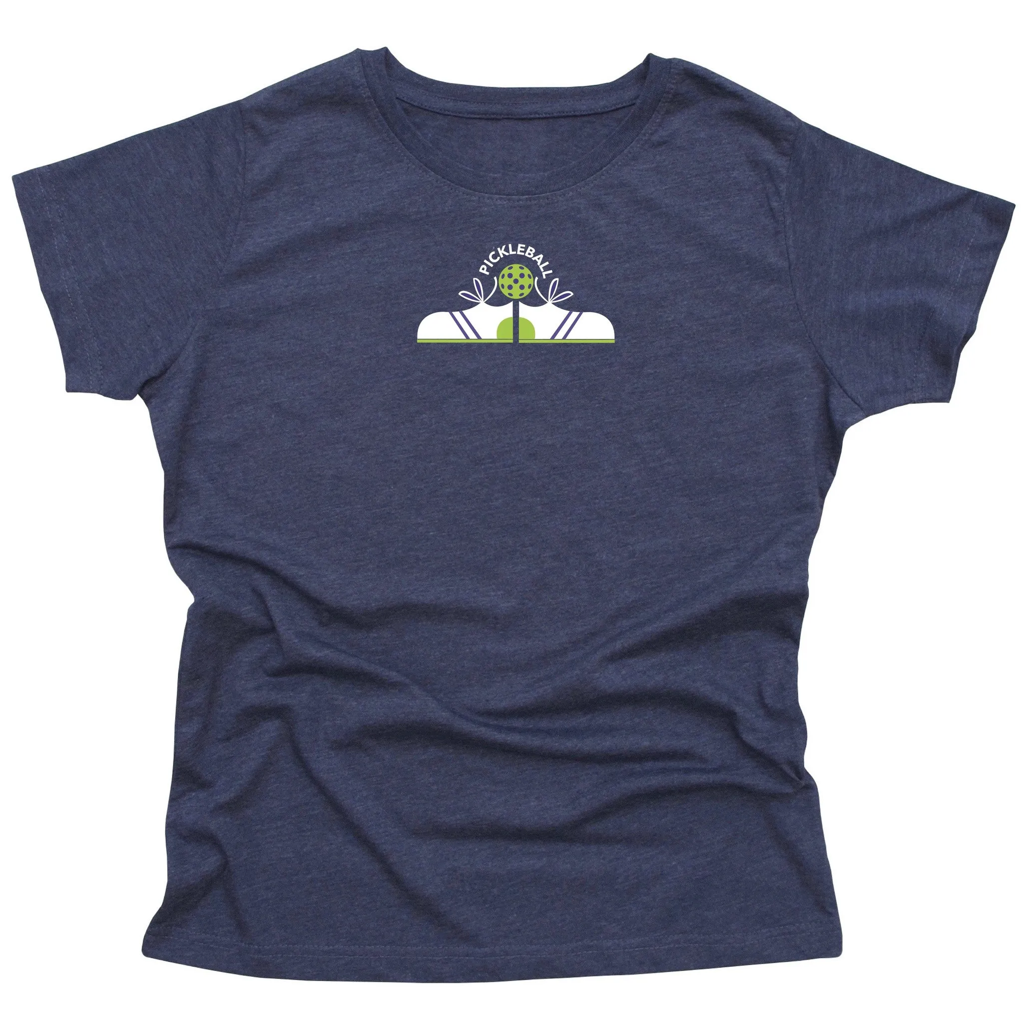 Sneakers Pickleball Women's T-Shirt - Vintage Casual Cotton Blend