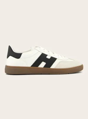 Sneakers van leer