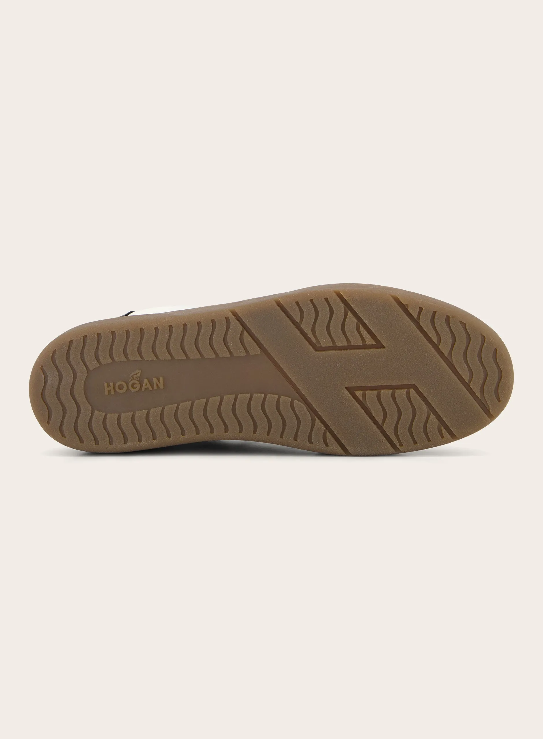 Sneakers van leer