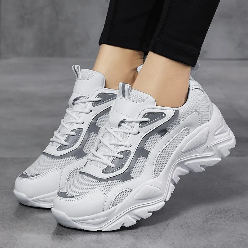 Sneakers Women Vulcanize Shoes New Female Black White