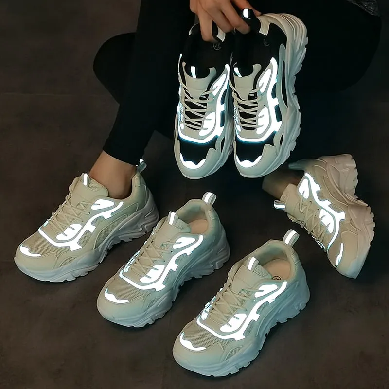 Sneakers Women Vulcanize Shoes New Female Black White
