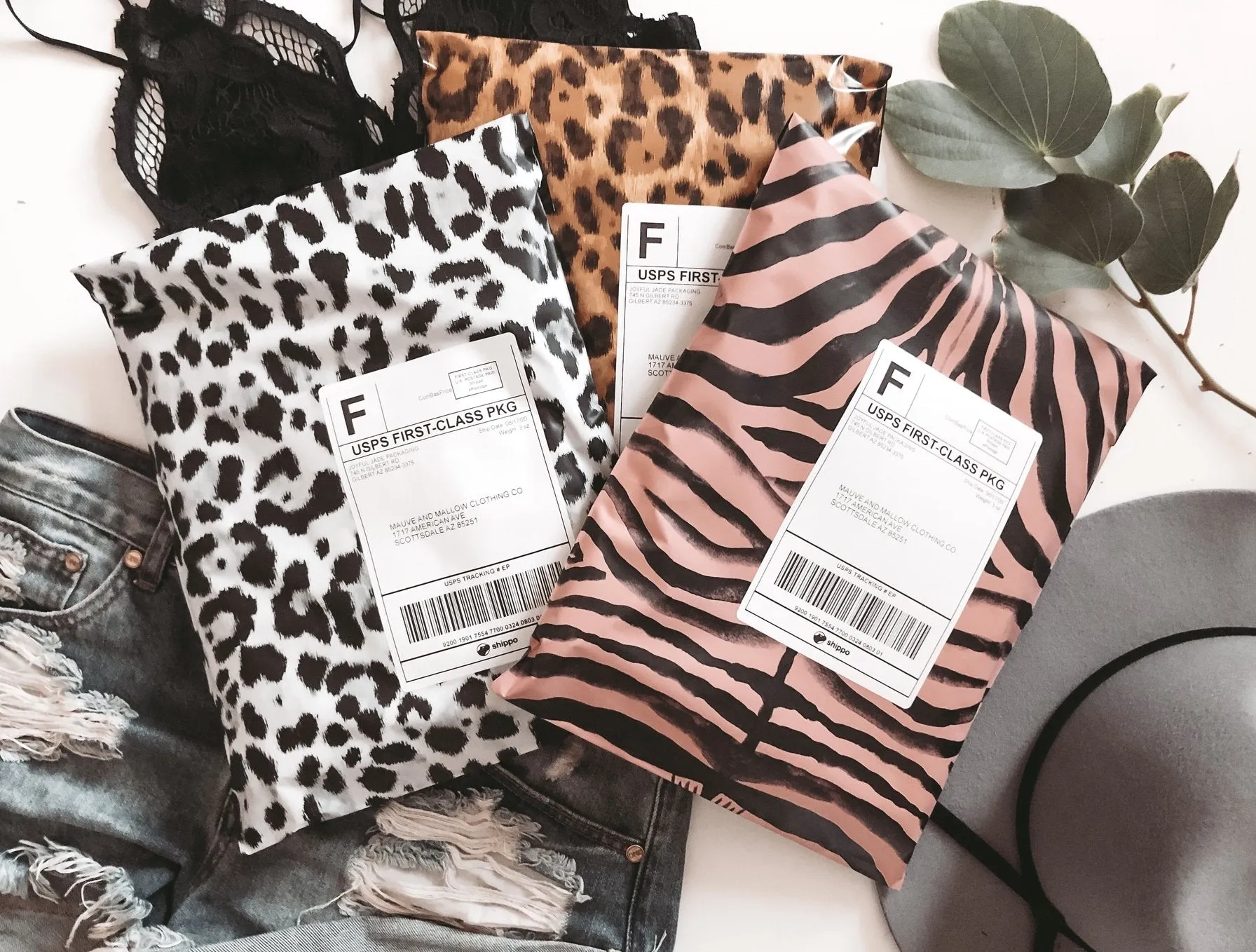 Snow Leopard Polymailers