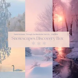 Snowscapes Discovery Box - Fabel Knitwear, Lille Rille, Through the Wardrobe Collab