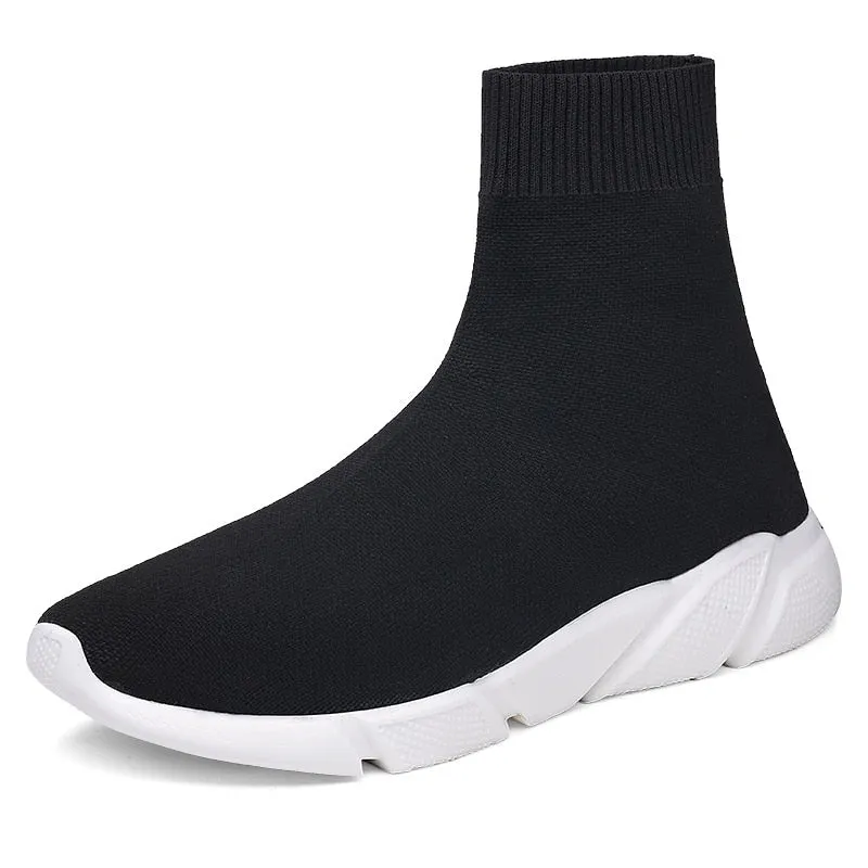 Socks Sneakers Women Men Knit Upper Sport Shoes